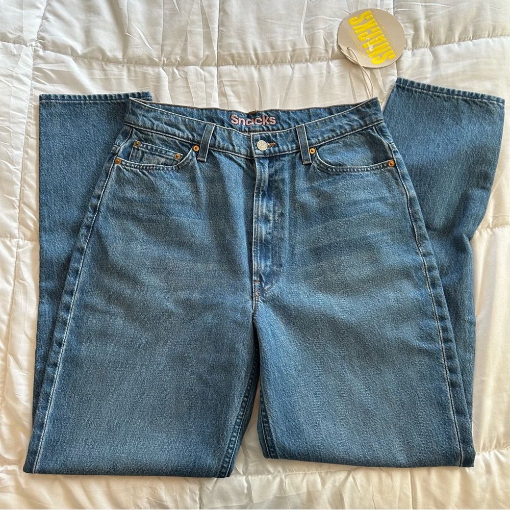 MOTHER SNACKS high waisted twizzy skimp - size 30